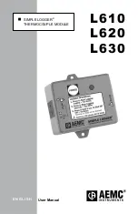 AEMC Simple Logger L610 User Manual предпросмотр