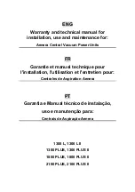 Aenera 1300 L Warranty And Technical Manual For Installation, Use And Maintenance preview