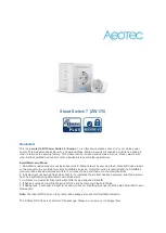 Aeon Labs Aeotec Smart Switch 7 Quick Start Manual preview