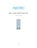 Предварительный просмотр 1 страницы Aeon Labs Aeotec Water Sensor 6 Manual