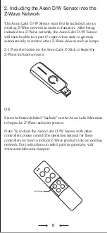 Preview for 7 page of Aeon Labs D/W Sensor Manual