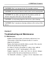 Preview for 17 page of Aeon A310B Operator'S Manual