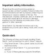 Preview for 3 page of Aeotec Smart Switch 7 ZWA023 User Manual