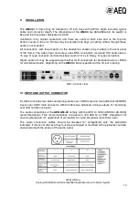 Preview for 10 page of AEQ AM-04 User Manual