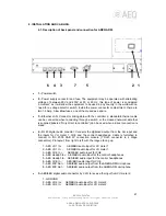 Preview for 47 page of AEQ ARENA DM User Manual