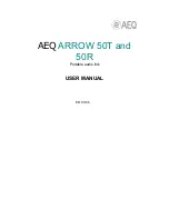 Preview for 1 page of AEQ ARROW 50R User Manual