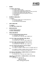 Preview for 2 page of AEQ BC-2500 User Manual