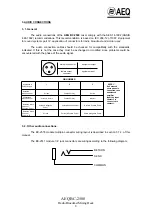 Preview for 8 page of AEQ BC-2500 User Manual