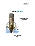 AEQ CM 179 User Manual preview