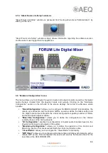 Preview for 66 page of AEQ FORUM LITE User Manual