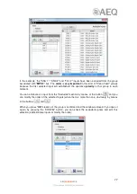 Preview for 77 page of AEQ FORUM LITE User Manual