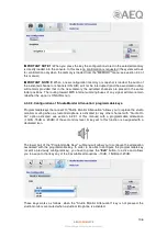 Preview for 106 page of AEQ FORUM LITE User Manual