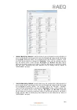 Preview for 120 page of AEQ FORUM LITE User Manual