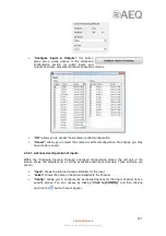 Preview for 121 page of AEQ FORUM LITE User Manual