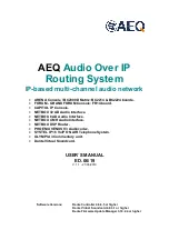 AEQ FORUM User Manual предпросмотр