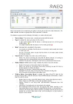 Предварительный просмотр 47 страницы AEQ FORUM User Manual
