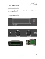 Preview for 14 page of AEQ LIVE 20 TR User Manual