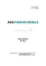 AEQ Phoenix Mobile User Manual preview