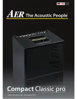 AER Compact Classic pro User Manual предпросмотр