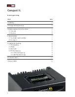 Предварительный просмотр 2 страницы AER Compact XL User Manual