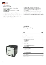 Предварительный просмотр 2 страницы AER Cubello User Manual