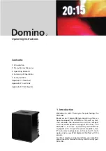 AER Domino2 Operating Instructions Manual preview