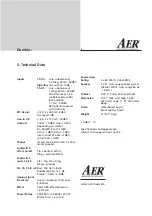 Предварительный просмотр 8 страницы AER Domino2 Operating Instructions Manual