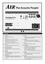 Preview for 14 page of AER The Acoustic People Compact 604 User Manual