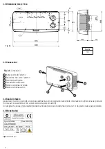 Предварительный просмотр 4 страницы aerauliqa QR100M Installation, Use And Maintenance Manual