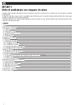 Preview for 2 page of aerauliqa QR120P-I Installation, Use & Maintenance Manual