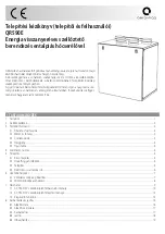 Preview for 1 page of aerauliqa QR590E Installation Manual