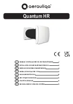 Preview for 1 page of aerauliqa Quantum HR Use And Maintenance Manual