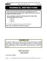 Preview for 1 page of Aerco 27035 Technical Instructions