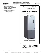 Preview for 1 page of Aerco Benchmark 1.5LN Installation, Operation And Maintenance Manual