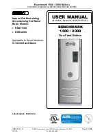 Aerco Benchmark 1500 User Manual preview