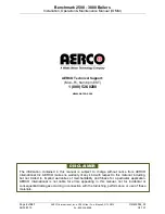 Предварительный просмотр 2 страницы Aerco Benchmark BMK 1500DF User Manual