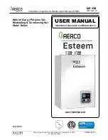 Preview for 1 page of Aerco esteem User Manual