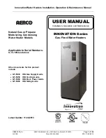 Preview for 1 page of Aerco G-13-1854 Installation, Operation And Maintenance Manual