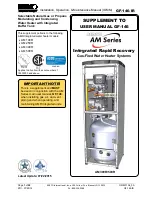 Preview for 1 page of Aerco GF-146-IR Installation, Operation, Maitenance Manual