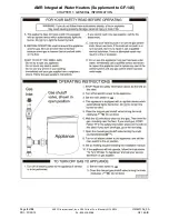 Preview for 8 page of Aerco GF-146-IR Installation, Operation, Maitenance Manual