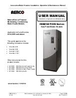Aerco INN1350 User Manual preview