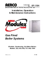 Предварительный просмотр 1 страницы Aerco Modulex 1060 Installation & Operation Manual