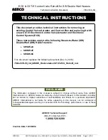 Preview for 1 page of Aerco SWDW-24 Technical Instructions