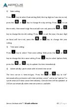 Preview for 43 page of Aercus WeatherMaster Installation Manual