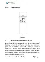 Preview for 8 page of Aercus WeatherSpy User Manual