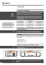 Preview for 8 page of Aereco DXA 230 EXCELLENCE MB Installation And Maintenance  Instruction