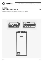 Preview for 1 page of Aereco DXA 230 EXCELLENCE Installation And Maintenance  Instruction