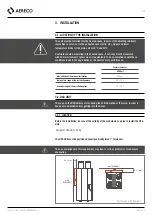 Preview for 7 page of Aereco DXA 230 REFERENCE Installation And Maintenance  Instruction