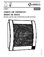 Aereco S-RH Installation And Operating Instructions Manual предпросмотр