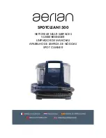 Aeria SPOTCLEAN1500 Operating Instructions Manual preview